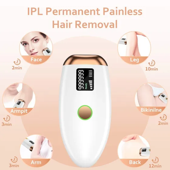 Maquina Depilación Laser Ipl Uso Personal Elimina Vellos 
