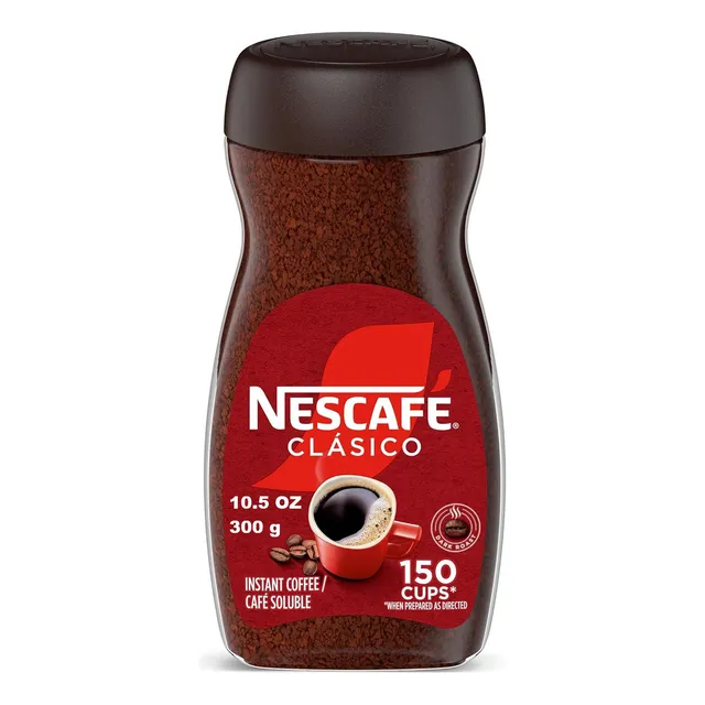 Nescafé Clásico Café Instantáneo 300g Rinde Hasta 150 Tazas