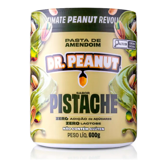 Pasta De Amendoim Sabor Pistache 600g - Dr. Peanut Pasta De Amendoim Sabor Pistache 600g - Dr. Peanut