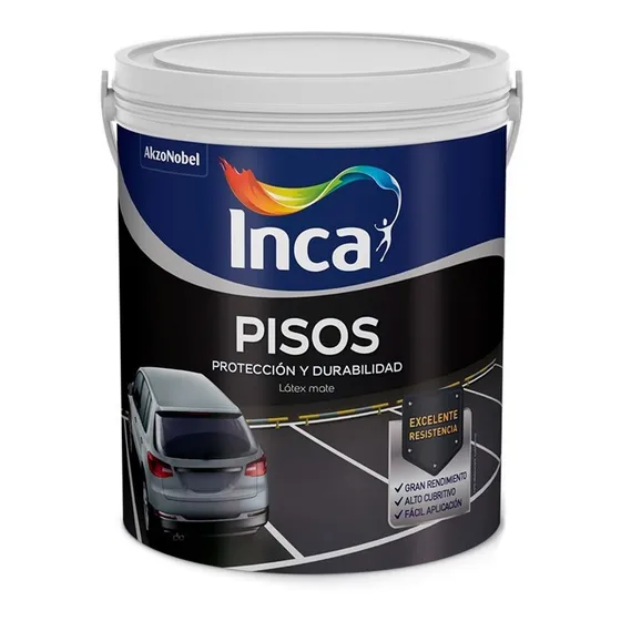 Inca Pintura Para Pisos Varios Colores A Elección 4 Litros
