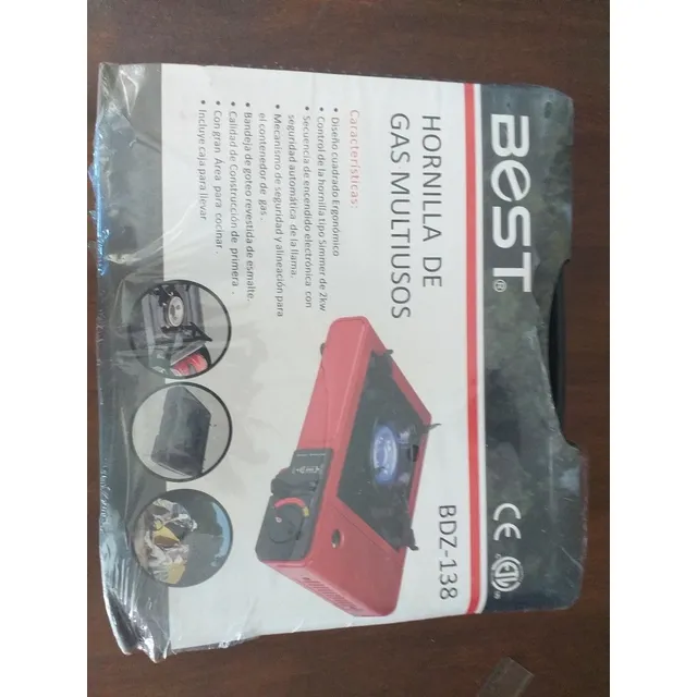 Cocina Portatil A Gas Marca Best, Modelo Bdz-138