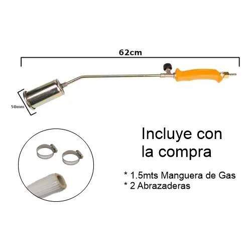 Soplete Quemador Impermeabilizar Manto 60cm