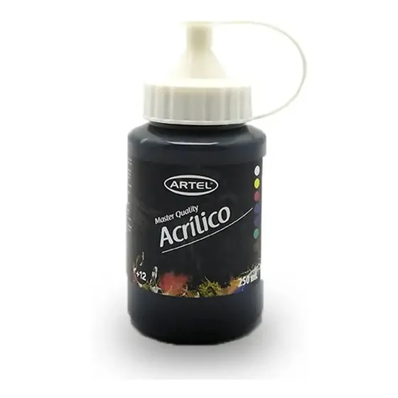 Acrílico Artel 250ml - Coleccion Completa Color Negro 221