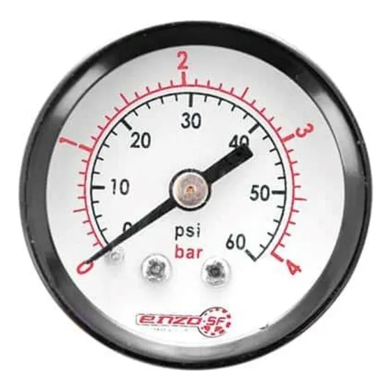 Manometro 2.5puLG Posterior 0-30psi - Zg-07b 0-30
