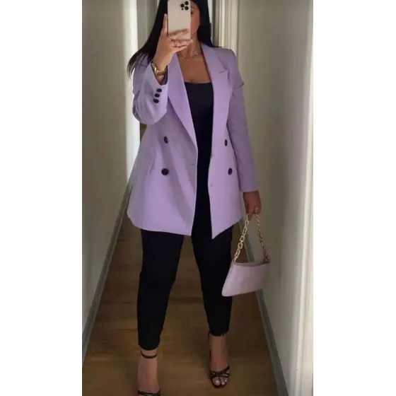 Hermosos Y Elegantes Set De Blazer, Pantalón Para Dama