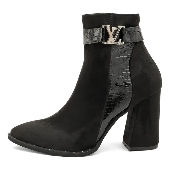 Botín Mujer Negro Tellenzi 226 Botines Para Dama