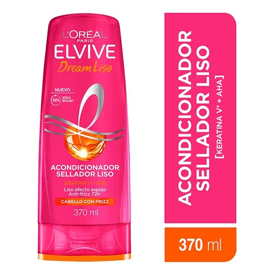 Acondicionador Loreal Elvive Dream Liso Anti-frizz 370ml