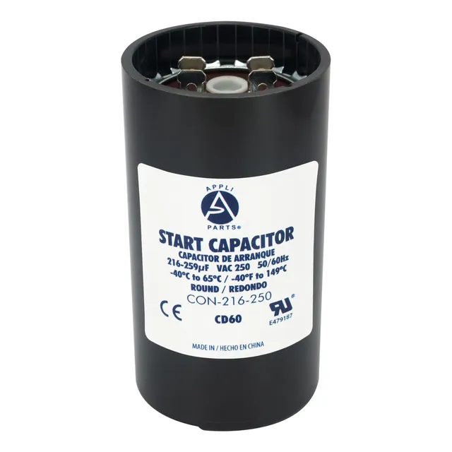 Condensador/ Capacitor De Arranque   216-260 Mfd 250v