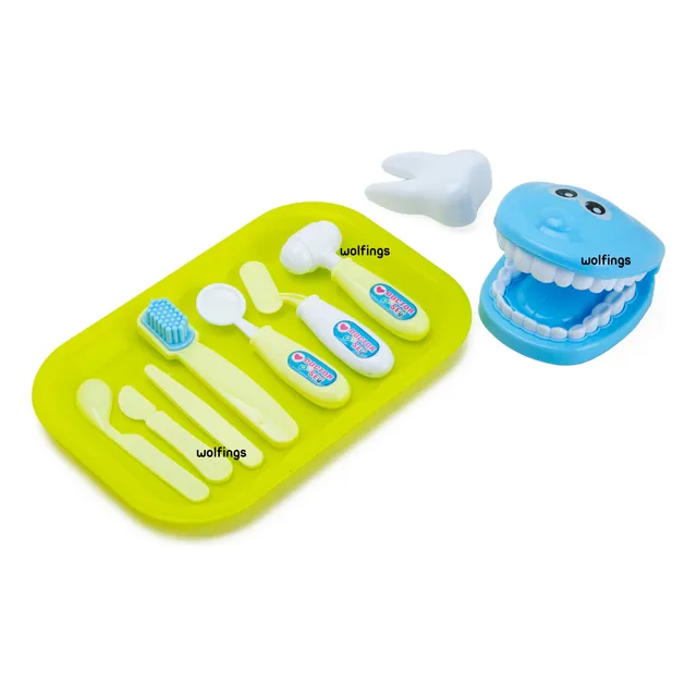 Juego Odontologo Doctor Kit Dentista Juguete Lavar Dientes