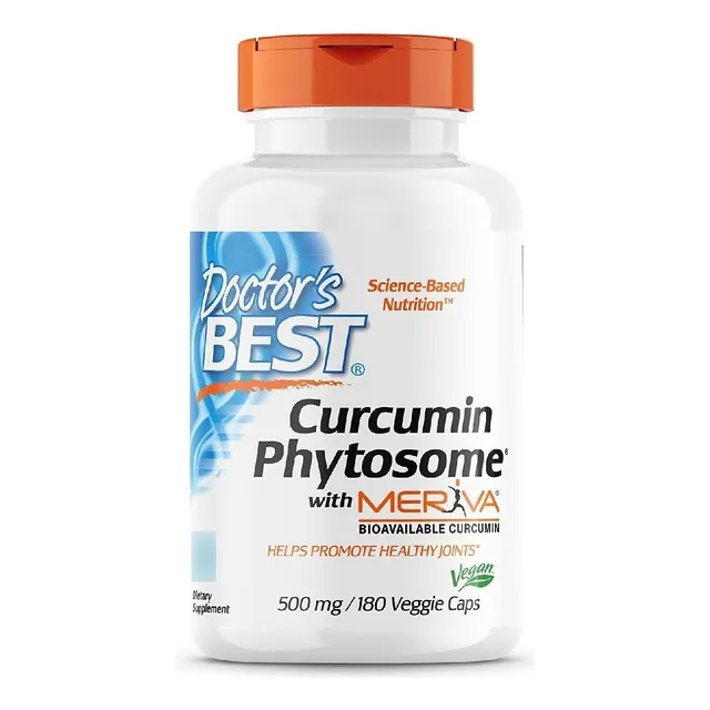 Fitosoma De Curcumina 500 Mg Doctor's Best 180 Capsulas Sabor Neutro