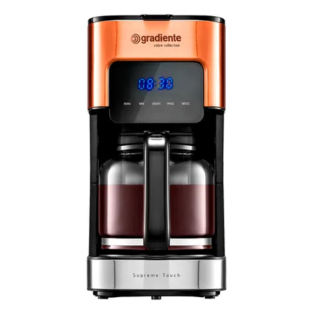 Cafeteira Digital Supreme Programável Touch 127v Gradiente Cobre 127v