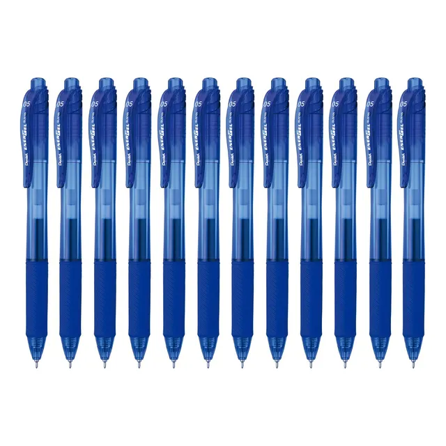 Bolígrafos Pentel Energel Bln105 Tinta Gel Líquida 0.5mm 12u Color de la tinta Azul