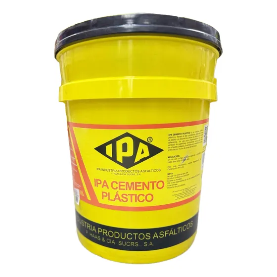 Cemento Plástico - Cuñete De 5 Galones - Marca Ipa