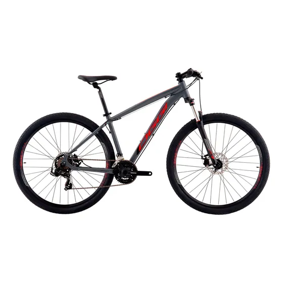 Bicicleta 29 Oggi Hacker Sport 2024 21v Cores Diversas Cor Grafite/vermelho Tamanho Do Quadro 19