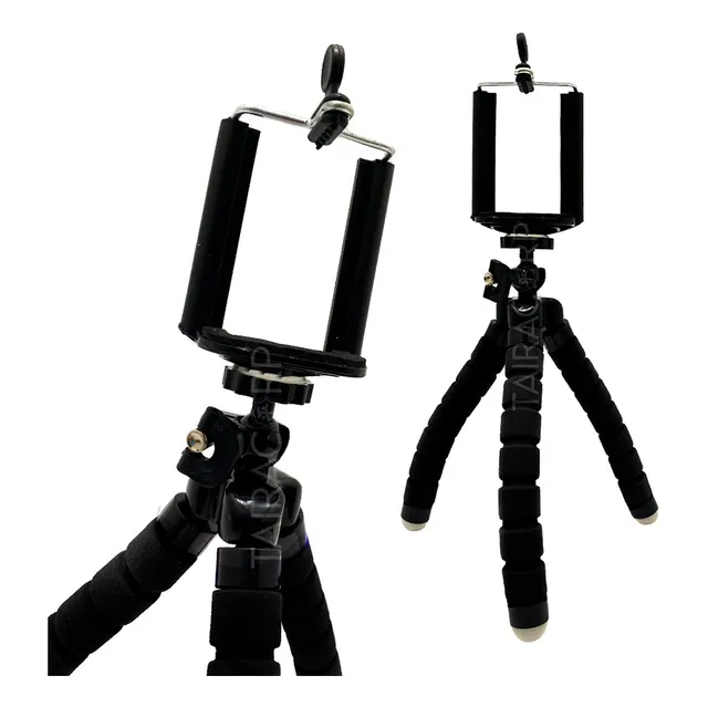 Mini Tripé Flexível De Mesa Para Celular Profissional 