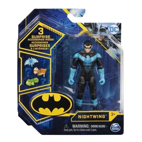 Nightwing Spin Master 3 Sorpresas Primera Edición 