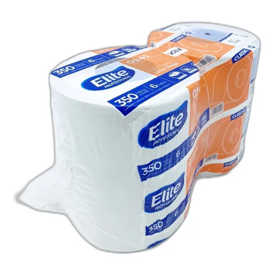 6 Rollo Papel Baño Institucional 350mts I. 8977 Xavi