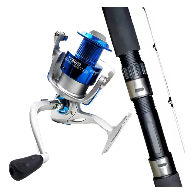 Caña 3mt + Reel Combo Pesca Variada Costa Rio Mar Corvina
