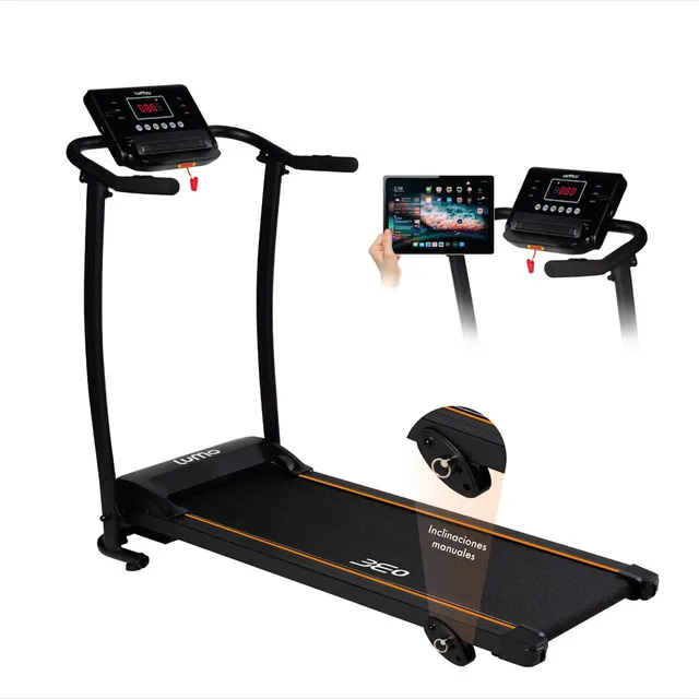 Caminadora Electrica Inclinacion 3 Niveles 1.8hp Bluetooth