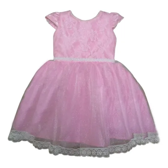 Vestidos Elegantes Niñas Color Rosa