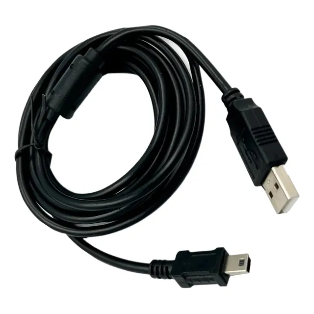 10 Cabo Usb P/ Controle Playstation 3 Ps3 V3 Filtro Atacado