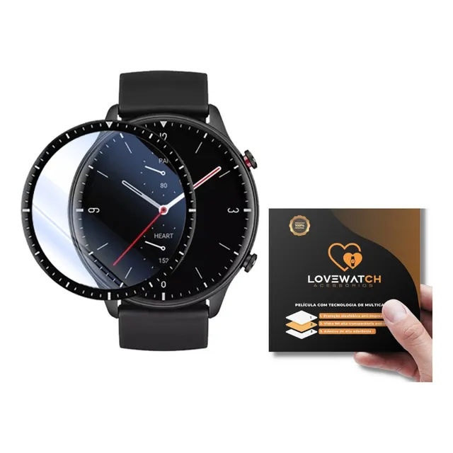 Pelicula De Proteção 3d Para Amazfit Gtr 2 2e Proteção Total