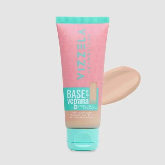 Base Líquida Vegana Cor 05 30g - Vizzela