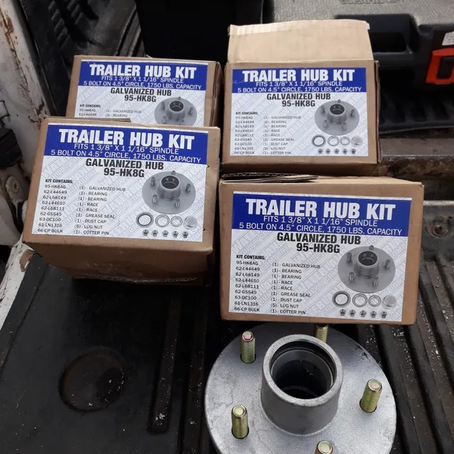 Mozo Cubo Para Trailer Galvanizado 