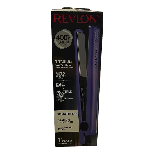 Plancha Revlon Titanium Coating 1 Pul Reg Temperatura 400*f
