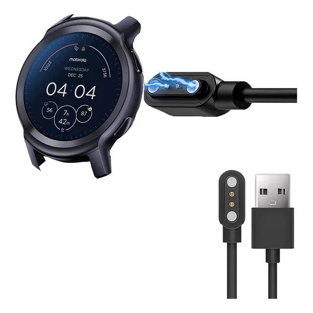 Para Cargador Moto Watch 100 Magnetico Repuesto Lamshaw 70