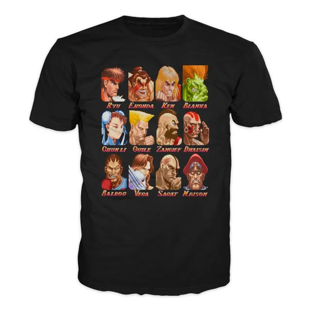 Camiseta Street Fighter Adultos / Niños