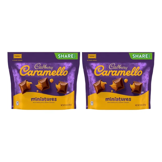 Cadbury Caramello Mini Chocolates Americanos 2 Bolsas 226g