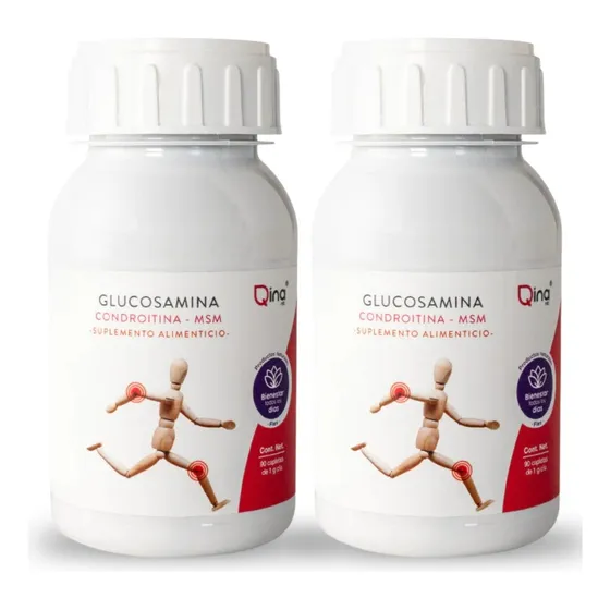 2 Glucosamina Condroitina Msm 90 Comp. 1g Qina Ntl Rmflex