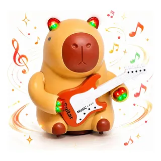Brinquedo Capivara Musical Com Luzes E Movimento Infantil