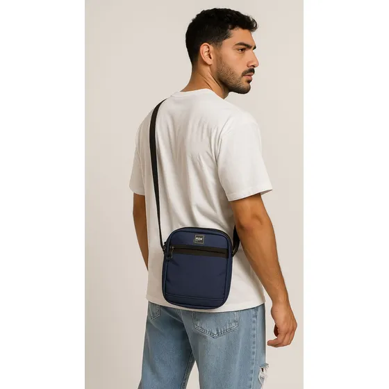 Morral Bolso Bandolera Hombre Tendencia Azul