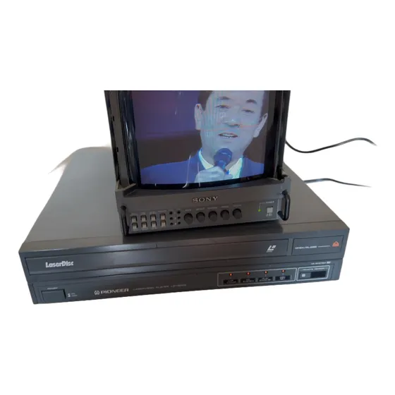 Ld Cd Pioneer Ld-v2000 Com Porta I/o Gamer Funcionando!!