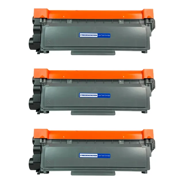 Kit Pack 3 Toner Compatible Con Brother Tn660 Tn 660 L2305w Negro