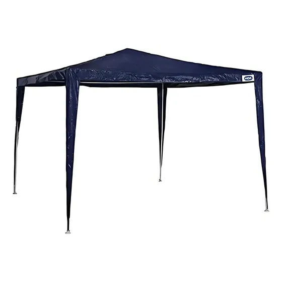 Tenda 3x3 Praia Gazebo Rafia Azul Mor Barraca Camping