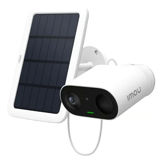 Camara Seguridad Wifi Con Panel Solar Imou Cell Go 3mp 2k Color Blanco