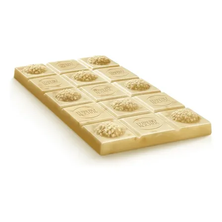 Ferrero Rocher Tablete Branco com Avelã 1 Uni 90g