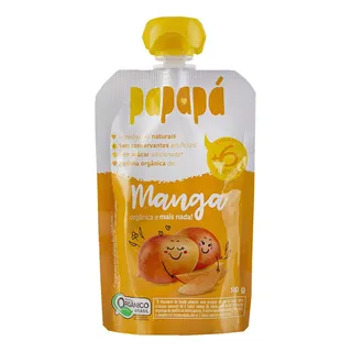 Papinha OrgĂąnica De Manga 100g - PapapĂĄ Papinha OrgĂąnica De Manga 100g - PapapĂĄ