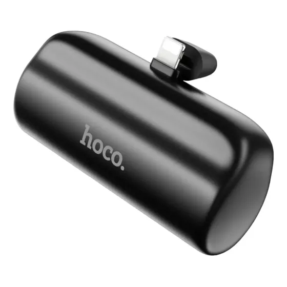 Batería Externa Power Bank Pocket Hoco J106 5000mah Color Negro Tipo Lighthning | Cuotas sin interés