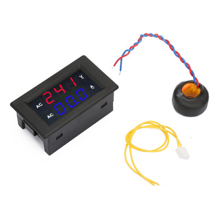 Amperímetro Con Pantalla Digital Led Ac 100 ~ 300 V, Voltíme Amperímetro Con Pantalla Digital Led Ac 100 ~ 300 V, Voltíme