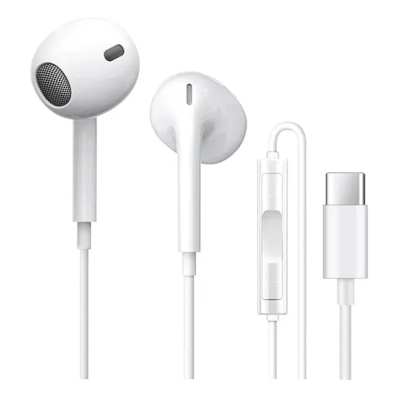 Audífonos Con Cable Tipo C Manos Libres Para Samsung Huawei Xiaomi Motorola Oppo Vivo Oneplus Para iPhone 15/16 In-ear Auriculares con chip digital Varmi