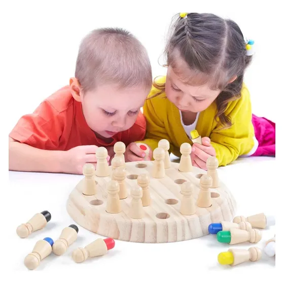 Juego Mesa Ajedrez Memoria Cognitivo Adulto Mayor Niño Famil