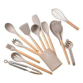 Juego De 14 Cucharas Antiadherentes Para Cocinar Y Ollas N Juego De 14 Cucharas Antiadherentes Para Cocinar Y Ollas N