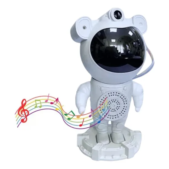 Proyector Estrellas Astronauta Led Bluetooth Galaxy Niños