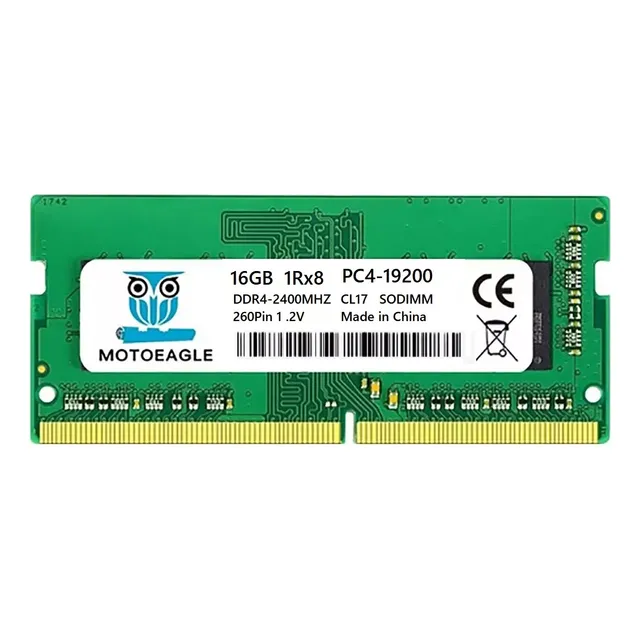 Memoria Ram Motoeagle Ddr4 16gb Sodimm Verde 2400mhz