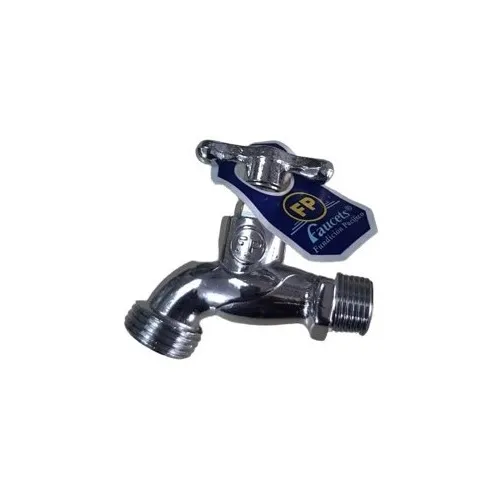 Llave De Chorro O Maguera 1/2 Fundicion Pacifico Cromada Fp 