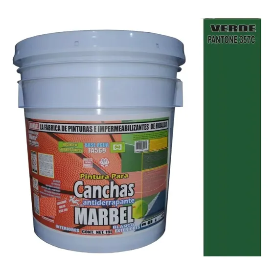 Recubrimiento P/canchas Deportivas Cub 19 L Verde